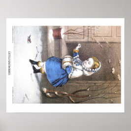 Pôster Currier & Ives Lithógrafo: Pequeno Snowbird
