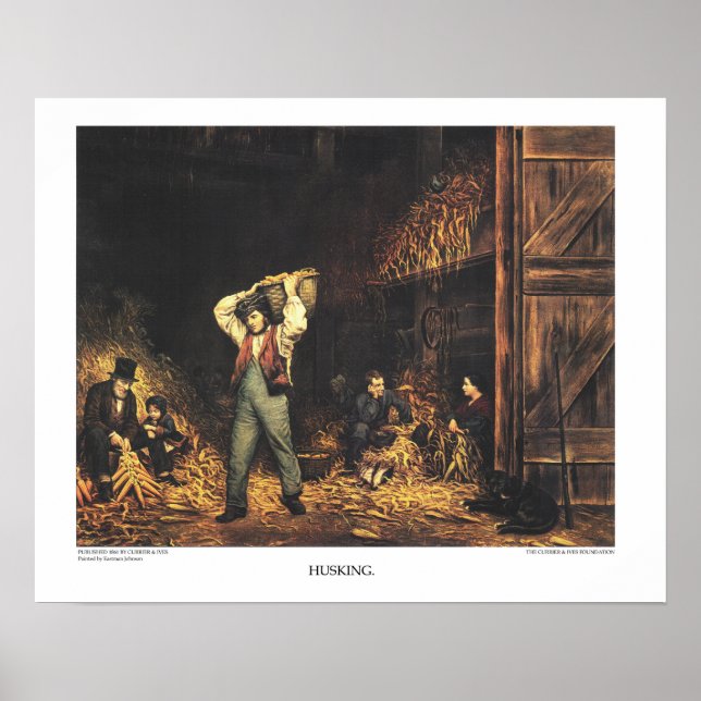 Pôster Currier & Ives Lithograph: AUSENTE (Frente)