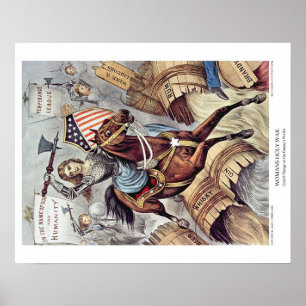 Pôster Currier & litografia de Ives: A Guerra Santa da
