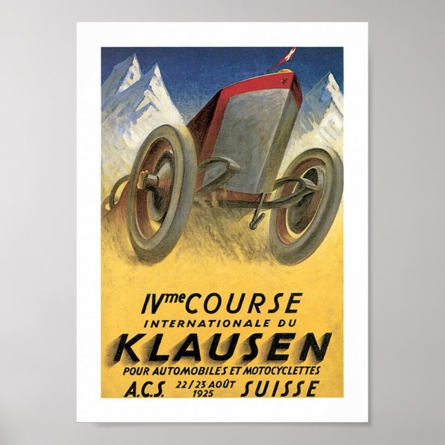 Pôster Curso Internacional de Klaussen (Frente)