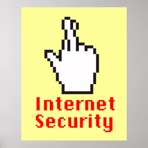 Pôster Cursor cruzado dos dedos