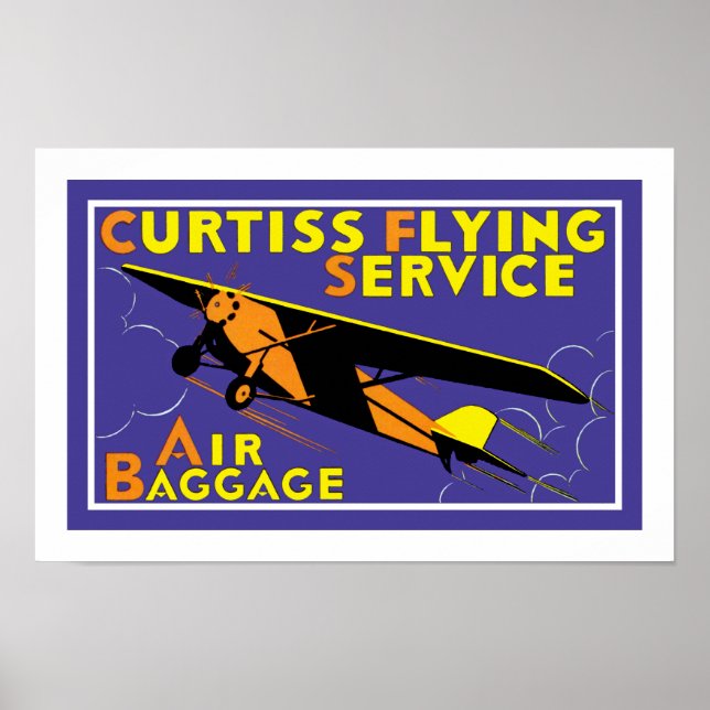 Pôster Curtiss Flying Service (Frente)