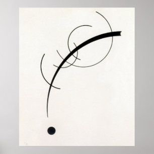 Poster Curva Livre até o Ponto -Vasily Kandinsky