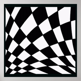 Poster Curved Grid | Modern