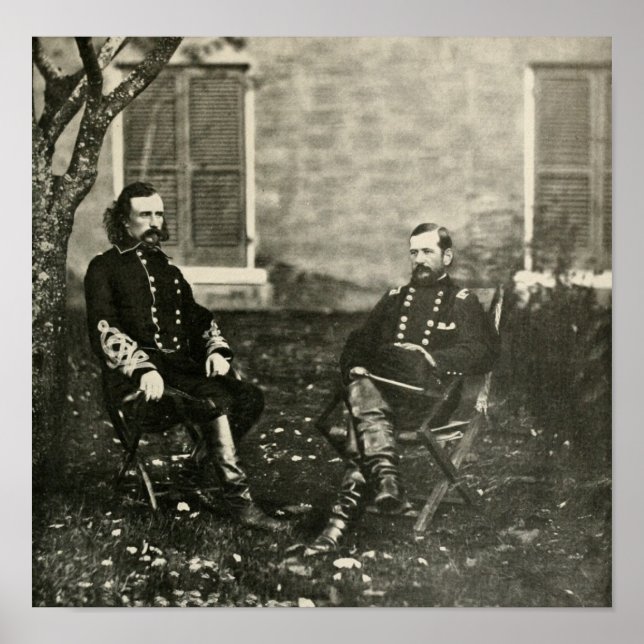 Pôster Custer e Pleasonton (Frente)