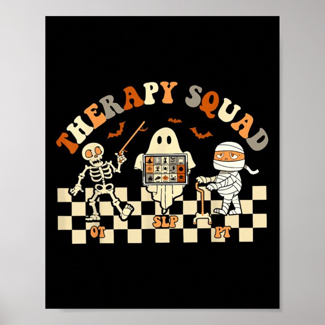 Poster Custo da Enfermeira de Halloween Com Pt Ghost Quad (Frente)