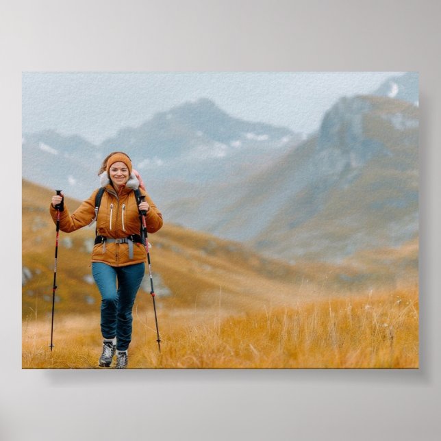Poster Custom 4x3 Photo Print – Personalized Image Print  (Frente)