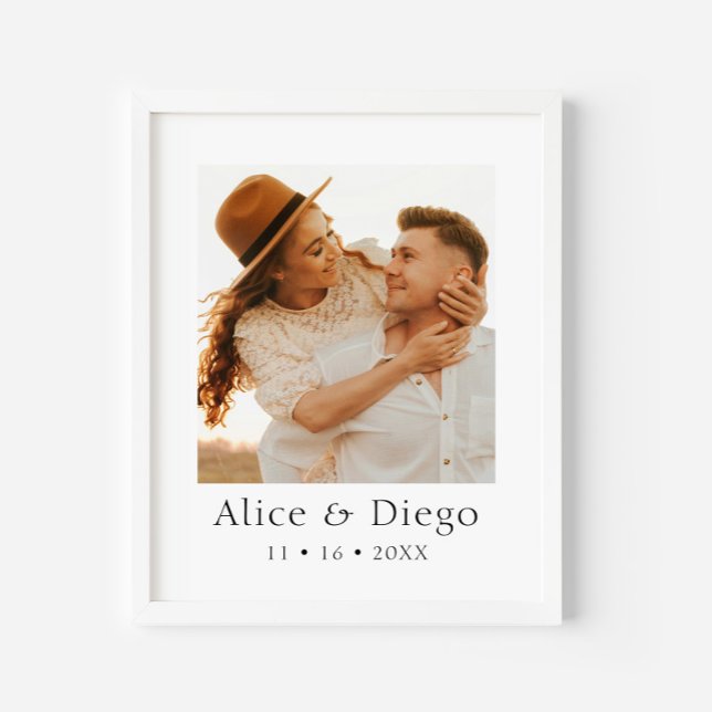 Poster Custom Couples Photo Gift (Criador carregado)