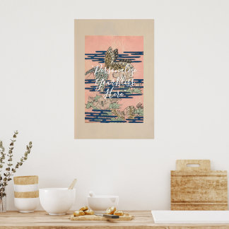 Poster CUSTOM Delicate Hime Kawaii Butterfly Art 