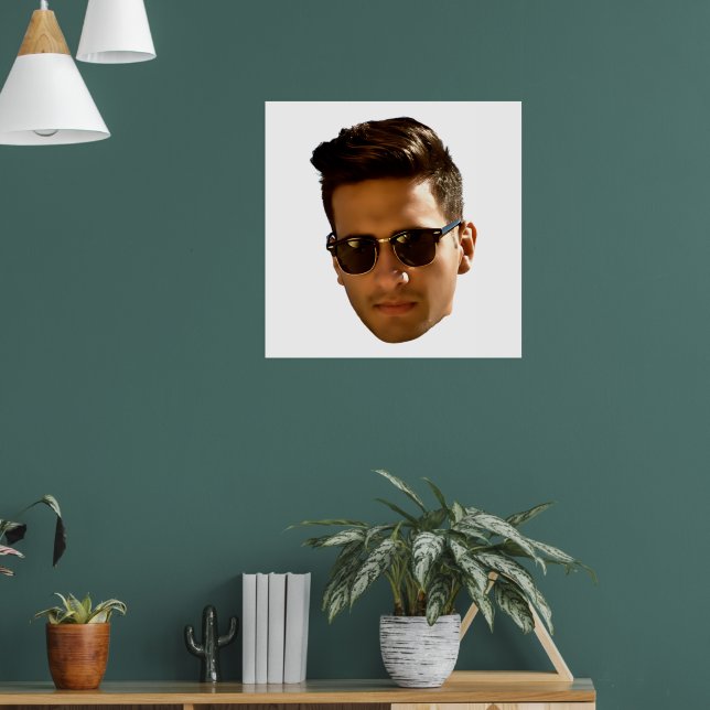 Poster Custom Face Cutout Bachelorette Party Birthday (Sala de Estar 1)