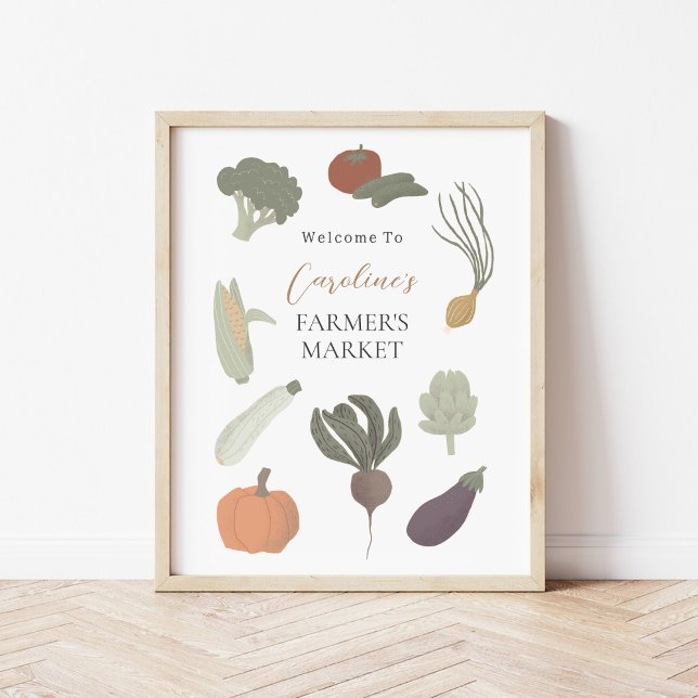 Poster Custom Farmer's Market Party (Criador carregado)