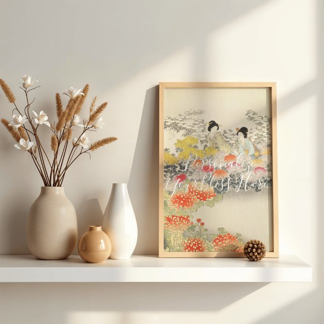 Poster CUSTOM Imperial O-oku Elegant Kimono Print  (Criador carregado)