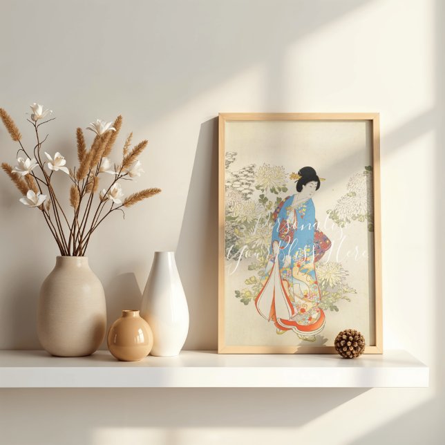 Poster CUSTOM Imperial O-oku Elegant Kimono Print  (Criador carregado)