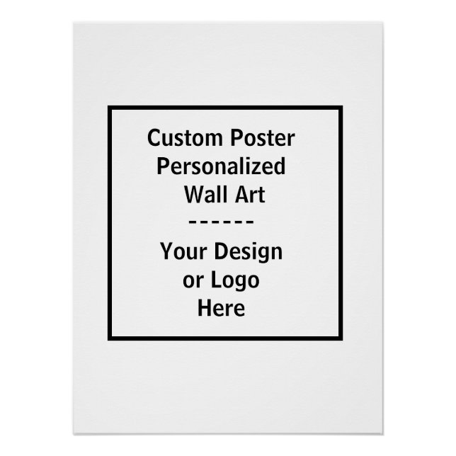 Pôster Custom Poster – Personalized Wall Art (Frente)