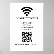 Custom WiFi QR | Easy Network Scan Display