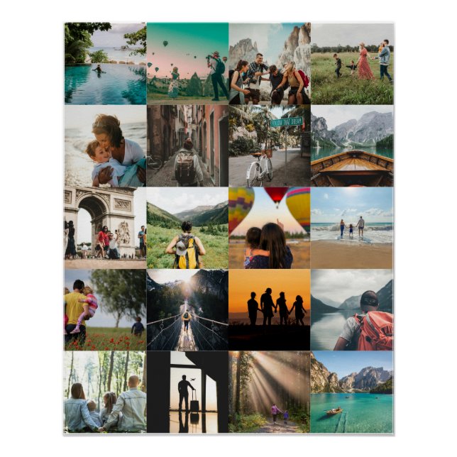 Pôster Customizable Photo Memories  (Frente)