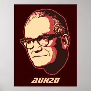 Poster customizável de Goldwater AuH2O