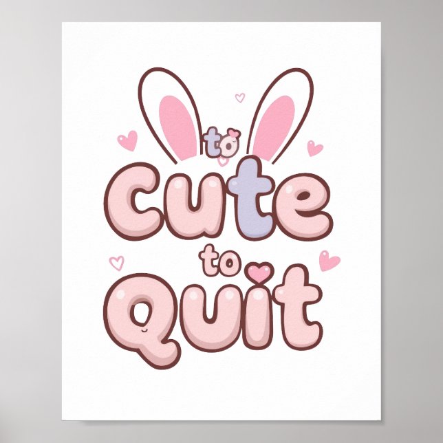 Poster Cute and Playful Encouragement (Frente)