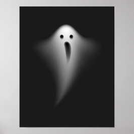 Poster Cute Black Ghost