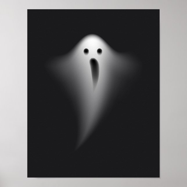 Poster Cute Black Ghost (Frente)