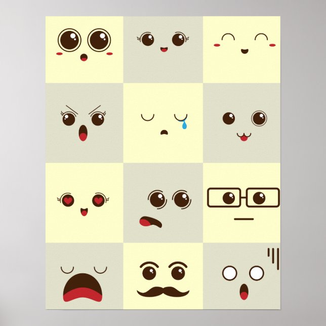 Poster Cute face (Frente)