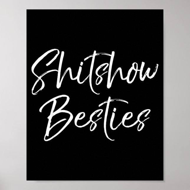 Poster Cute Friends For Women Funny Show Ies  (Frente)