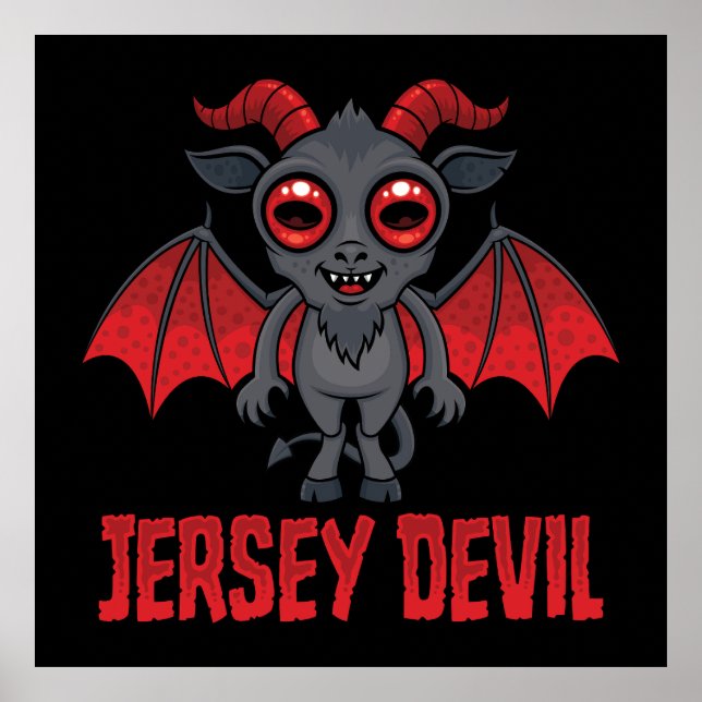 Poster Cute Jersey Devil of the Pine Barrens (Frente)