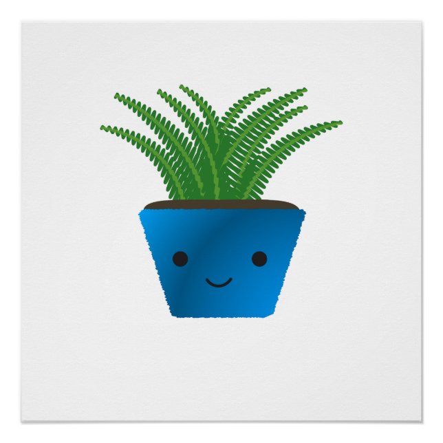 Pôster Cute kawaii Fern (Frente)