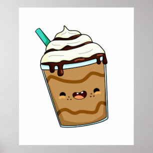 Poster Cute Kawaii Frappuccino