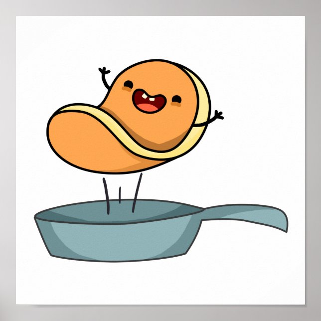 Poster Cute Kawaii Pancake (Frente)