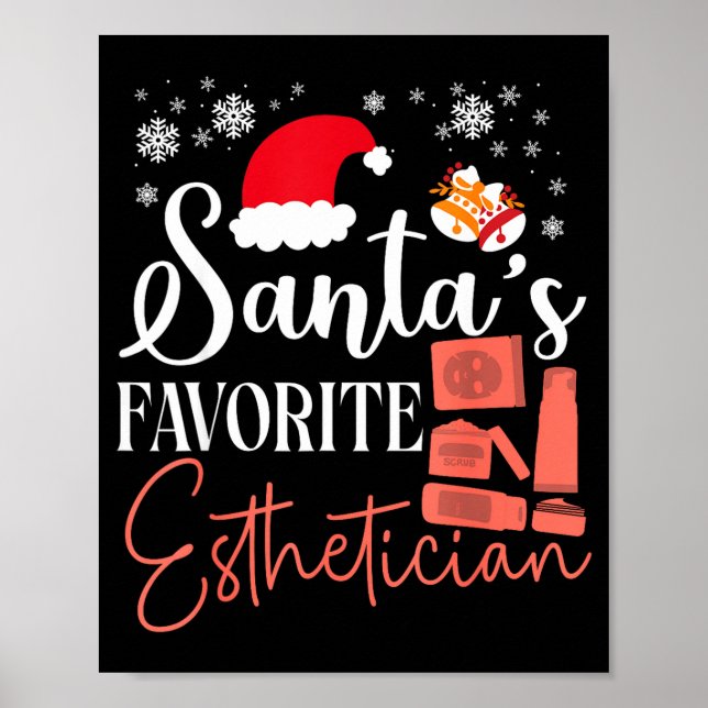 Poster Cute Licensed Esthetician Skincare Beautician Chri (Frente)