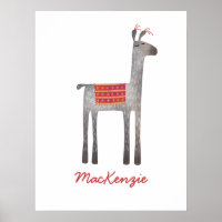 Cute Llama Personalizado