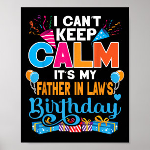 Poster Cute, não posso ficar calmo. É meu pai no nascimen