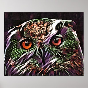 POSTER CUTE OWL