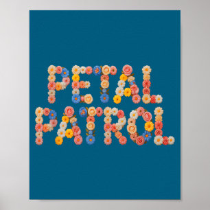 Poster Cute patrulha de pétala equipe tribo nupcial futur