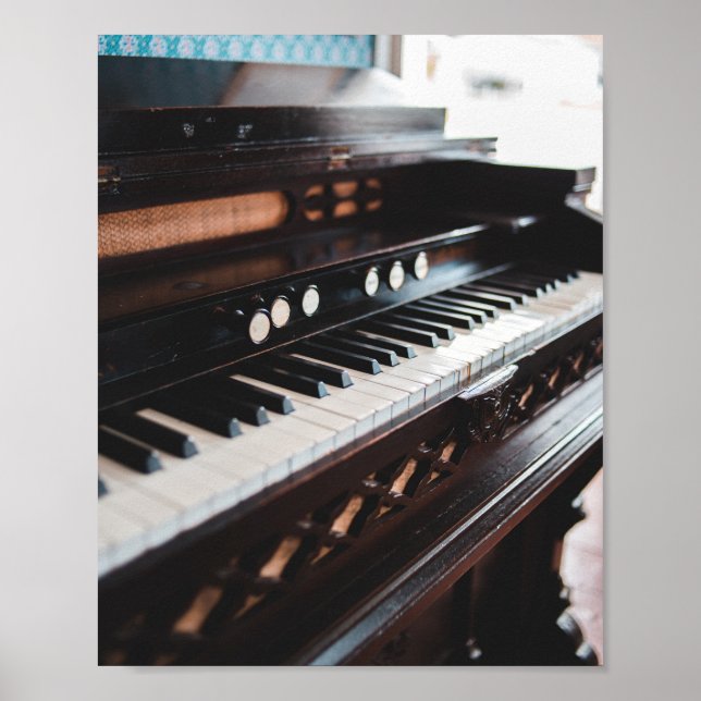 Poster Cute Piano Design (Frente)