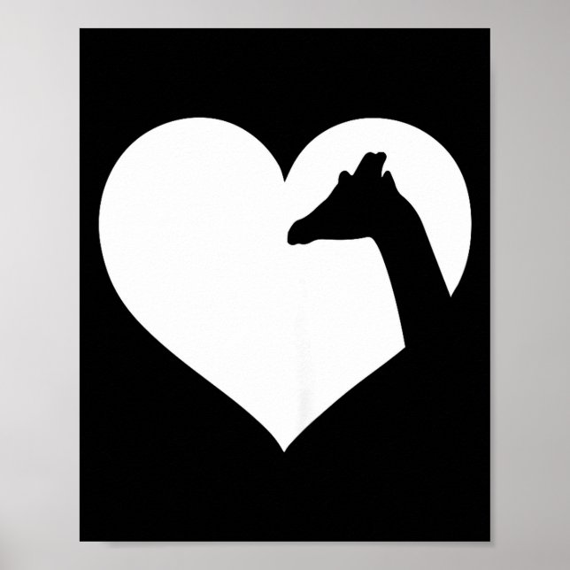 Poster Cute Purple Or Nk Giraffe  (Frente)