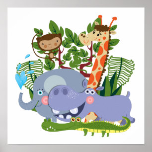 Poster Cute Safari