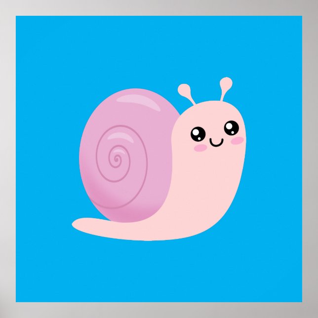 Poster Cute Snail (Frente)