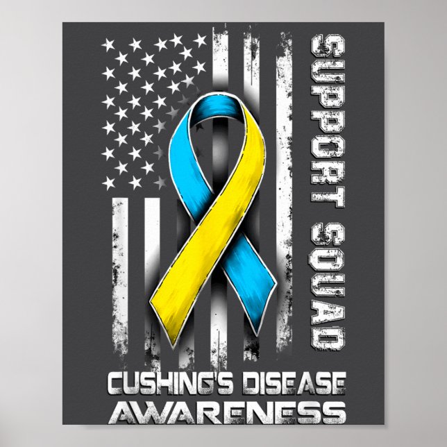 Poster Cute Support Disease s Squad Awareness Cushing (Frente)