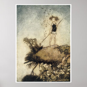 Poster Cute Vintage Faerie