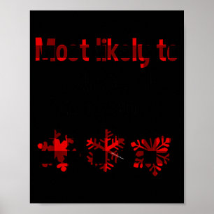 Poster Cutecomfy Mais Provável De Beber Todo O Eggnog Chr