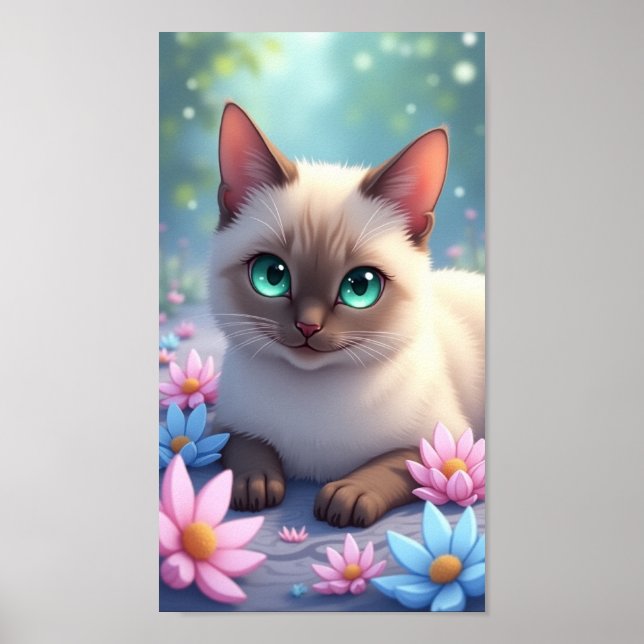 Poster Cutie Cat (Frente)
