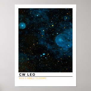 Poster CW Leonis IRC +10216 Educação Espacial