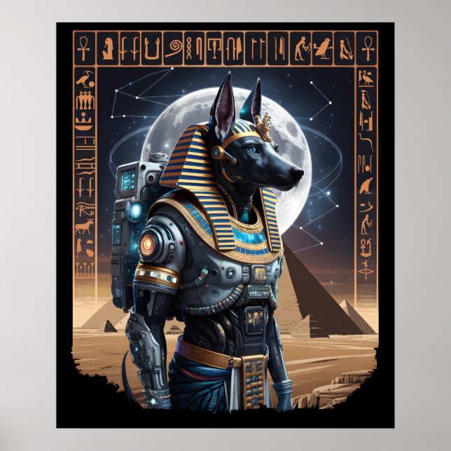 Poster Cyber Anubis - Antigo Guardião das Estrelas (Frente)