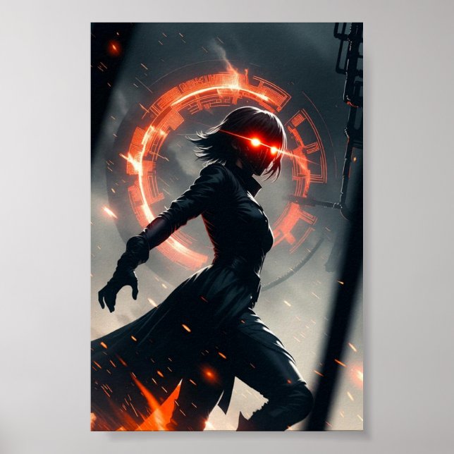 Poster Cyber Assassin (Frente)