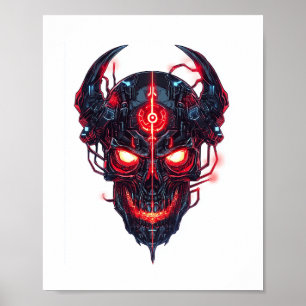Poster Cyber Demon Skull Lord