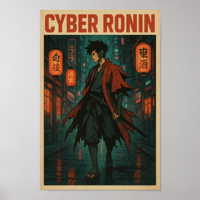 Poster Cyber Ronin (Frente)