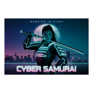 Pôster Cyber Samurai: Warrior in Light