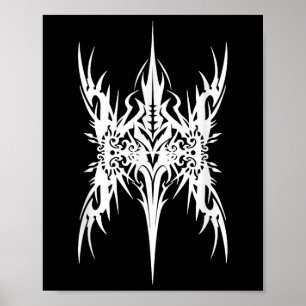 Poster Cybersigi - Cybersigi - Borboleta Sigil Futurístic
